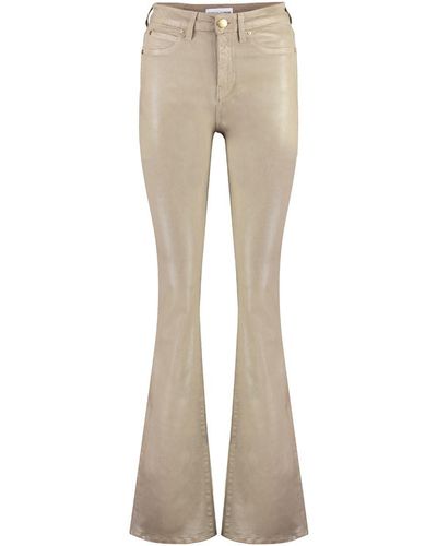 Pinko High-rise Flared Jeans - Brown