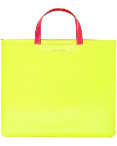 Comme des Garçons Comme Des Garçons Super Fluo Tote Bag - Yellow