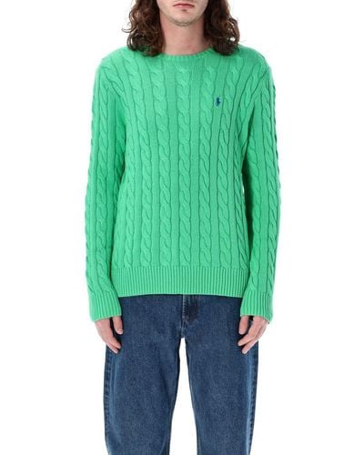Polo Ralph Lauren Cable Knit Sweater - Green