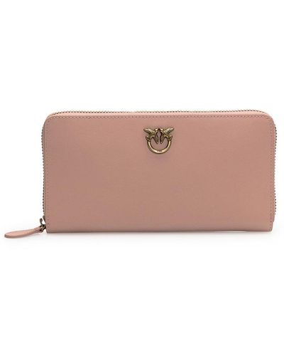Pinko Zipper Around Wallet - Pink