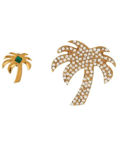 Palm Angels "palm" Earrings - Metallic