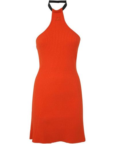 Courreges Mini Knit Dress - Red