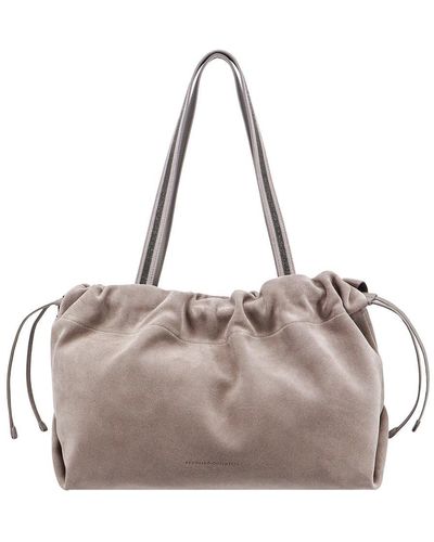 Brunello Cucinelli Shoulder Bag - Gray