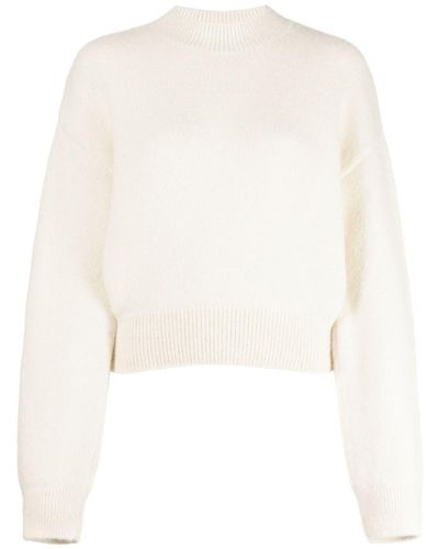 Jacquemus Crew Neck Sweater - White