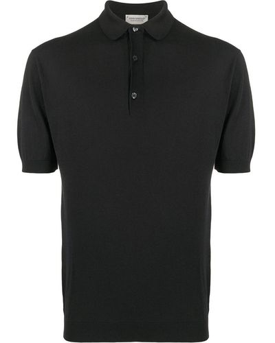 John Smedley Adrian Short Sleeves Shirt - Black