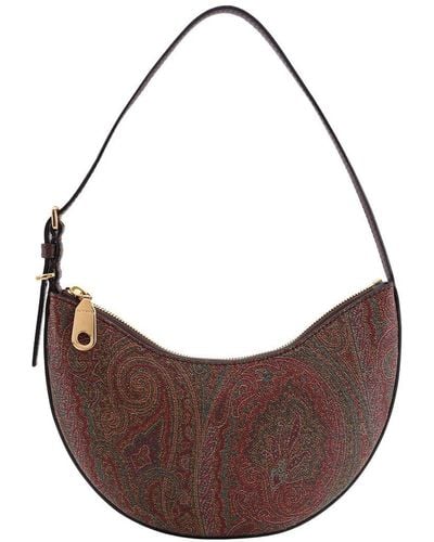 Etro Leather Blend Bag - Brown