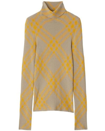 Burberry Sweaters - Yellow