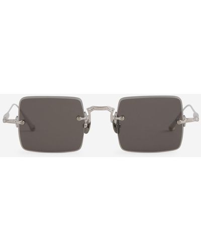 Matsuda M5001 Rectangular Sunglasses - Gray