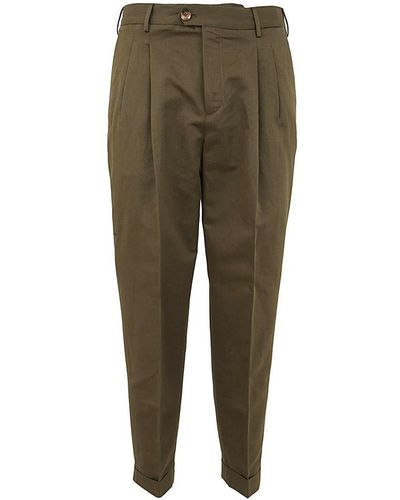 PT01 Reporter Pants With Double Pences - Green