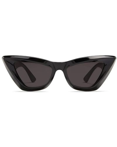Bottega Veneta Bv1101S Linea Linea Minimalist Sunglasses - Black