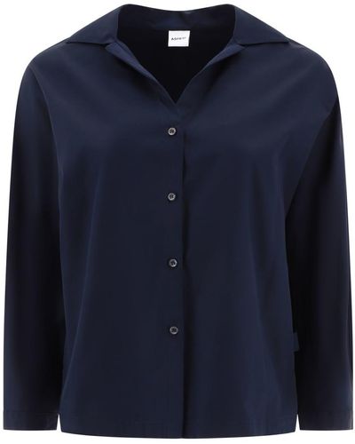 Aspesi Wide Cotton Shirt - Blue