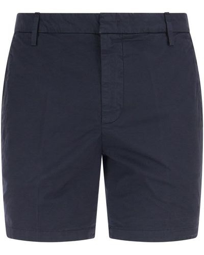 Dondup Manheim - Cotton Shorts - Blue