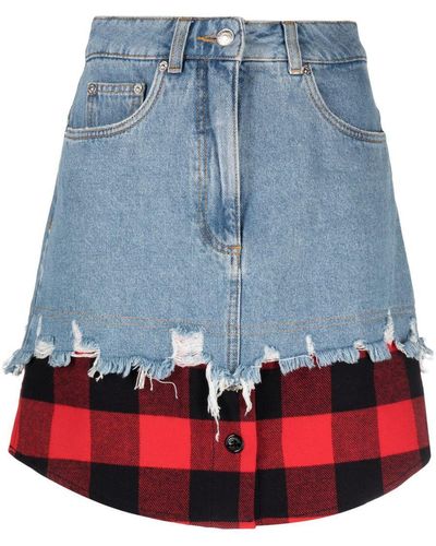 Moschino Jeans Skirt Clothing - Blue