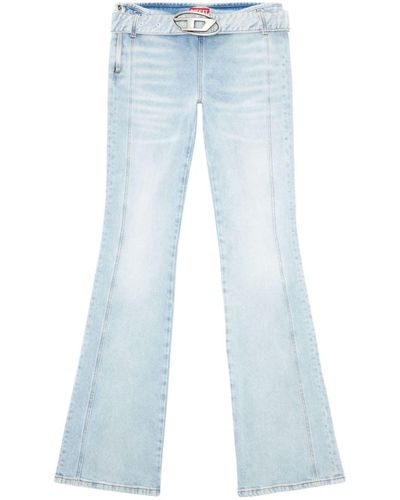 DIESEL Bootcut And Flare Jeans D-Ebbybelt 0Jgaa - Blue