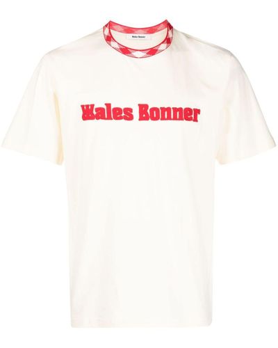 Wales Bonner Logo Cotton T-shirt - White
