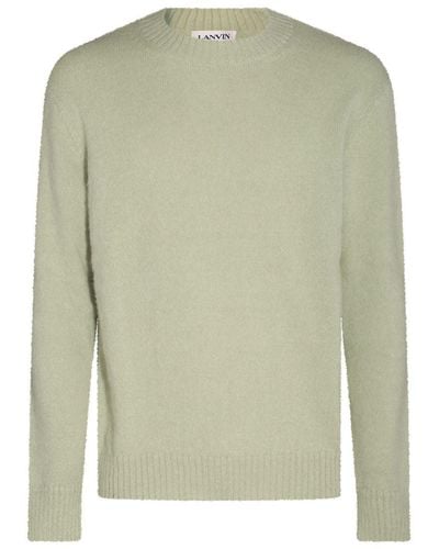 Lanvin Wool And Mohair Blend Sweater - Green