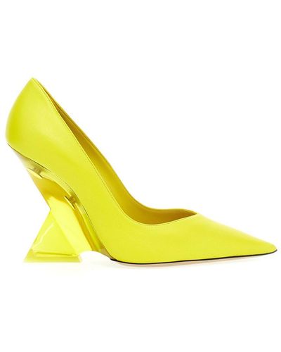 The Attico Cheope Court Shoes - Yellow