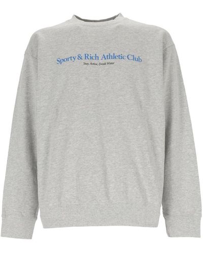 Sporty & Rich Sport&Rich Sweaters - Grey