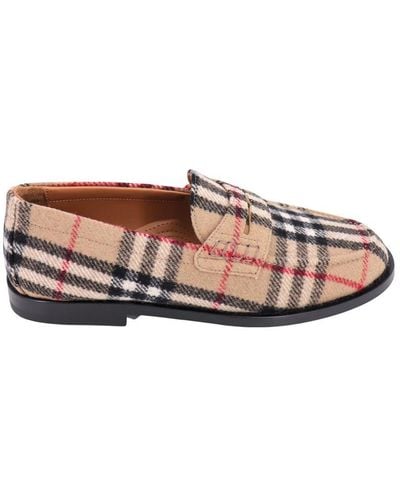 Burberry Leather Loafers - Multicolour
