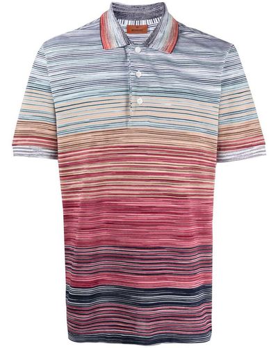 Missoni Striped Polo Shirt - Multicolour