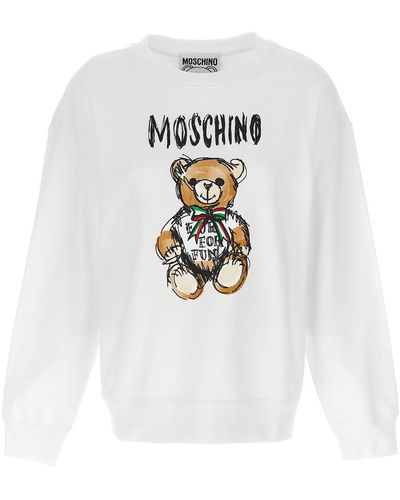 Moschino Teddy Bear Sweatshirt - White