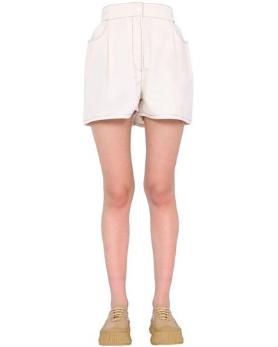 Sunnei Unnei Nylon Shorts - White