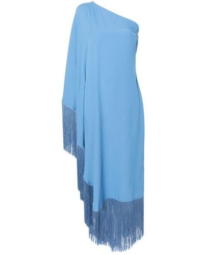 ‎Taller Marmo Spritz Fringed Long Dress - Blue