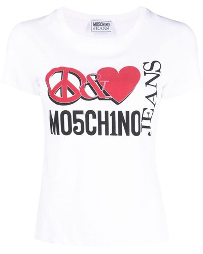 Moschino Jeans T-shirt Clothing - White