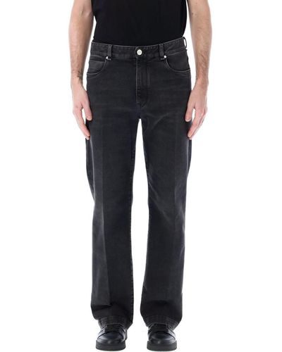 Fendi Faded Denim Jeans - Black