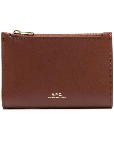 A.P.C. Bifold Willow Accessories - Brown