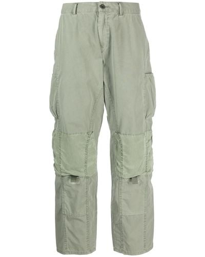 John Elliott Cotton Cargo Pants - Green