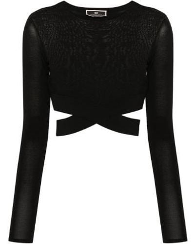 Elisabetta Franchi Sweaters - Black