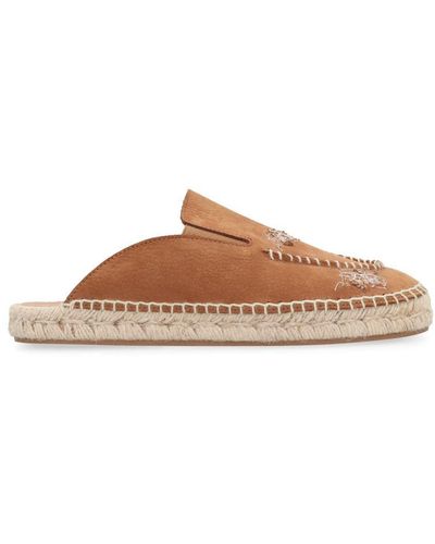 Maison Margiela Leather Slippers - Brown