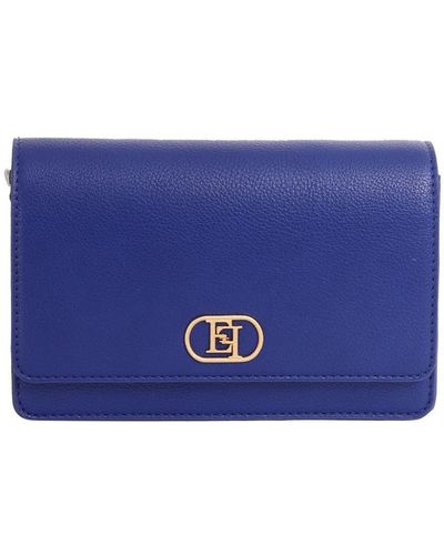 Elisabetta Franchi Hand Held Bag - Blue