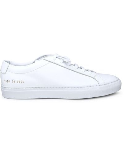 Common Projects Leather Original Achilles Sneakers - White