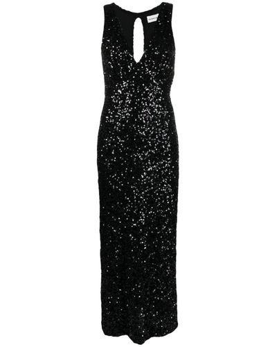 P.A.R.O.S.H. Paris Sequin-embellished Dress - Black