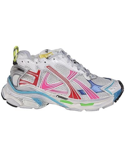 Balenciaga Runner Paneled Sneakers - Multicolor