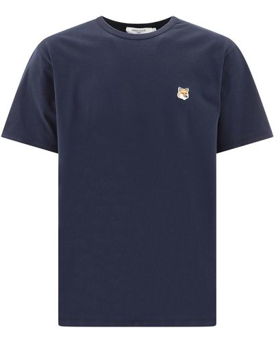 Maison Kitsuné "fox Head" T-shirt - Blue