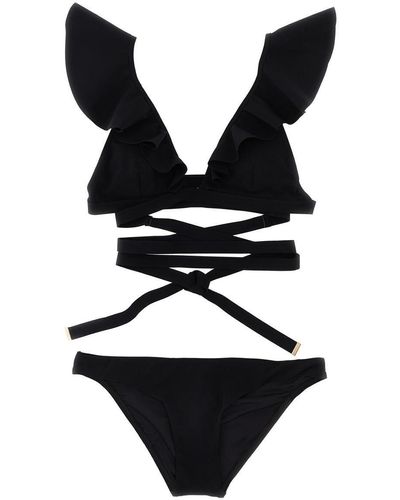 Zimmermann Halcyon Bikini Beachwear - Black