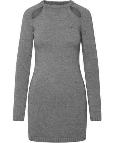 Chiara Ferragni Cashmere Blend Dress - Grey