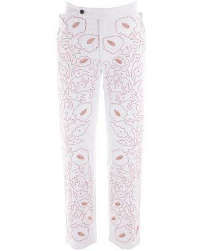Bode Trousers - Pink