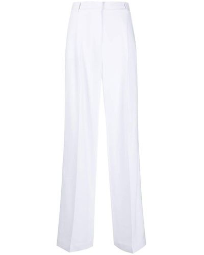 Michael Kors Wide Leg Tailored Pants - White