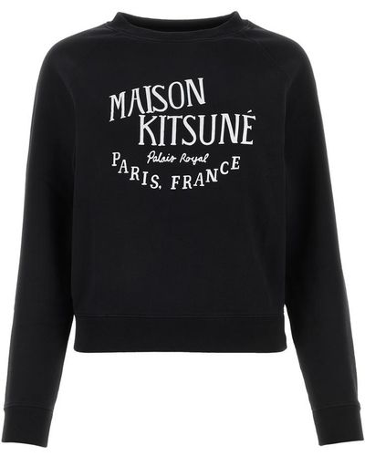 Maison Kitsuné Maison Kitsune Sweatshirts - Black