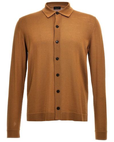 Roberto Collina Knitted Shirt - Brown