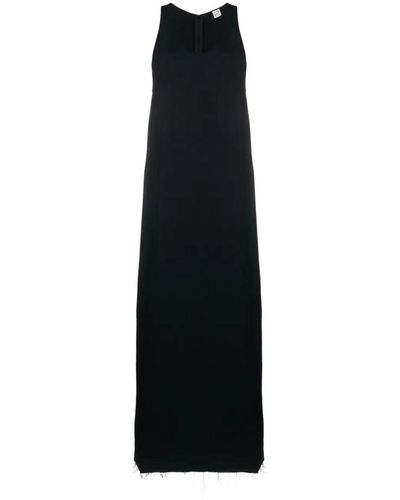 Totême Scoop-neck Sleeveless Dress - Black