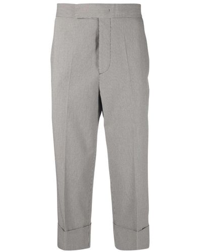 SAPIO Pied De Poul Classic Trousers - Grey