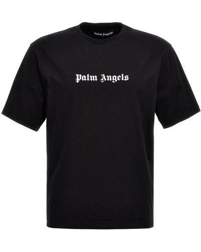 Palm Angels 'Logo' T-Shirt - Black