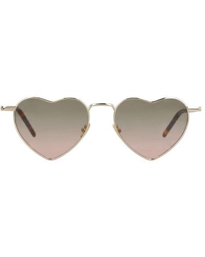Saint Laurent New Wave Sl 301 Loulou Sunglasses - Metallic