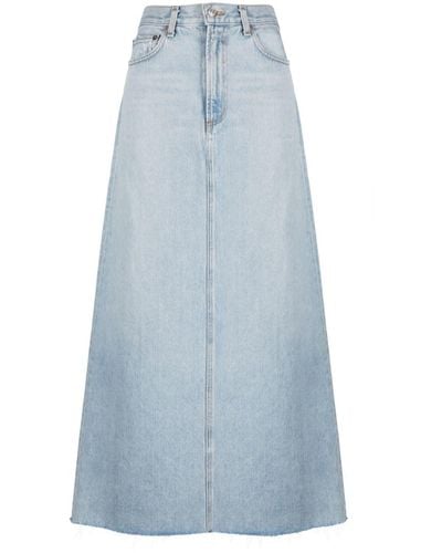 Agolde Hilla Skirt A91111141 - Blue