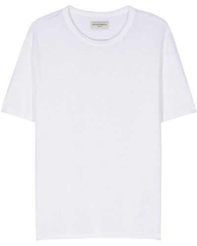 Officine Generale Mélange Shortsleeved T-shirt - White